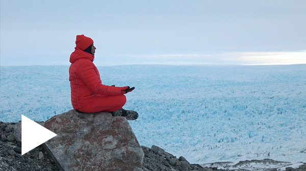 glacier meditation by David Wared in Greenland